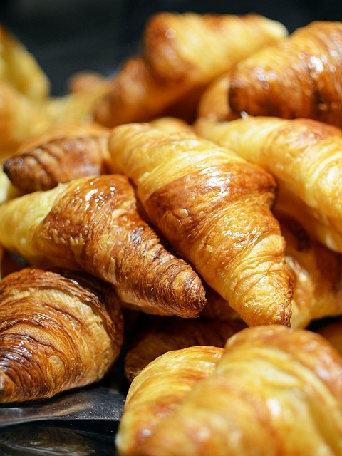 glänzende Croissants